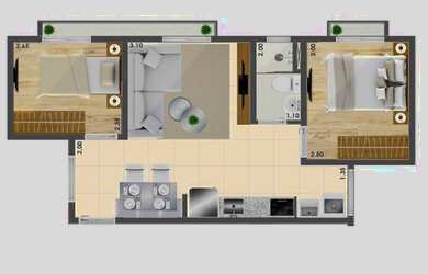 Imagem 12: Apartamento à venda, 34 m² por R$ 195.000,01 - Vila Guilherme Zona Norte...