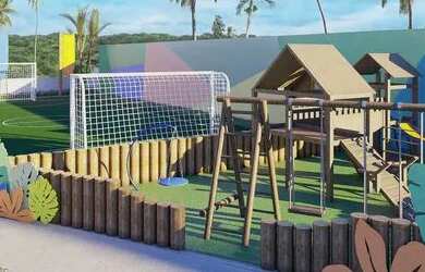 Imagem 3: Apartamento TERREO, com 52m² - 2 quartos na praia de Carneiros - Tamandaré...