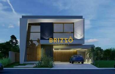 Imagem: A casa em condomínio possui 4 Dormitórios, 5 Banheiros, 4