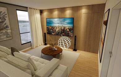 Imagem: A casa em condomínio possui 3 Dormitórios, 3 Banheiros, 4