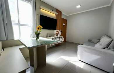 Imagem: O apartamento possui 2 Dormitórios, 1 Banheiro, 1 Vaga na garagem