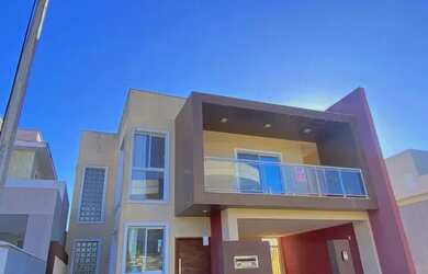 Imagem: A casa em condomínio possui 5 Dormitórios, 5 Banheiros, 2