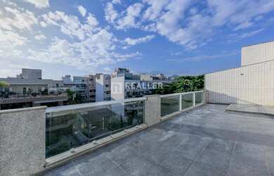 Imagem: O apartamento na cobertura possui 4 Dormitórios, 5 Banheiros