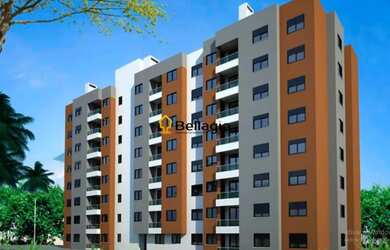 Imagem: O apartamento possui 2 Dormitórios, 1 Banheiro, 1 Vaga na garagem