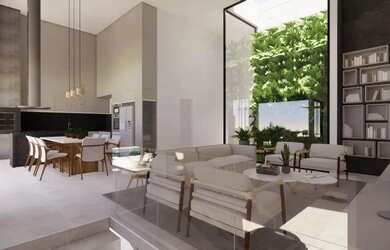 Imagem: A casa em condomínio possui 3 Dormitórios, 4 Banheiros, 4