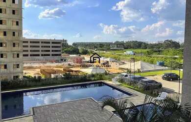 Imagem: O apartamento possui 2 Dormitórios, 1 Banheiro, 1 Vaga na garagem