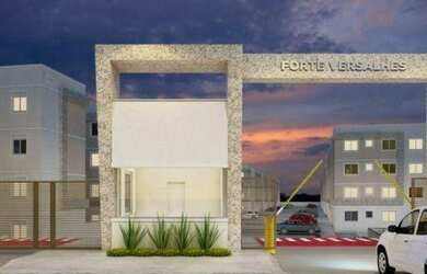 Imagem: O apartamento possui 2 Dormitórios, 1 Banheiro, 1 Vaga na garagem