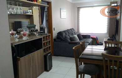 Imagem: O apartamento possui 1 Dormitório, 1 Banheiro, 1 Vaga na garagem