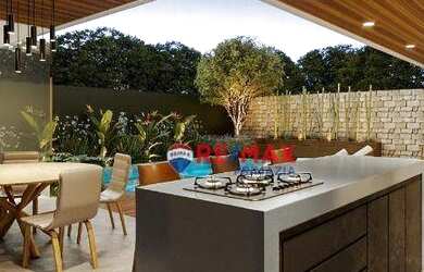 Imagem: A casa em condomínio à venda possui 4 Dormitórios, 5 Banheiros