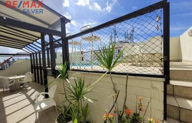 Imagem: O apartamento na cobertura possui 4 Dormitórios, 3 Banheiros