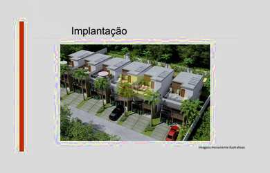 Imagem: A casa em condomínio possui 4 Dormitórios, 4 Banheiros, 2