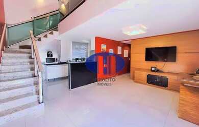 Imagem: O apartamento na cobertura possui 3 Dormitórios, 4 Banheiros