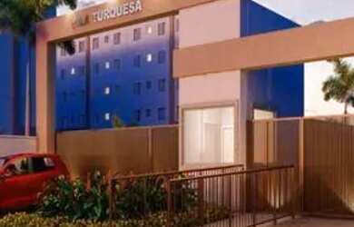 Imagem: O apartamento possui 2 Dormitórios, 1 Banheiro, 1 Vaga na garagem