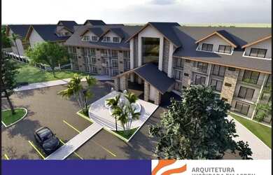 Imagem 9: COTA AMÉRICA RESORT. Piscina, Churrasqueira, Imóvel mobiliadoeAr-condicionado