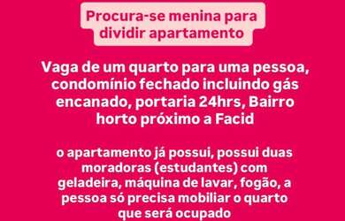 Imagem: O quarto está localizado em Horto, Teresina para alugar por