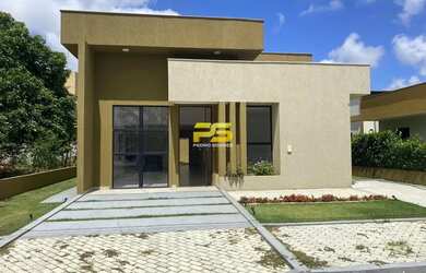 Imagem: A casa em condomínio possui 4 Dormitórios, 4 Banheiros, 1