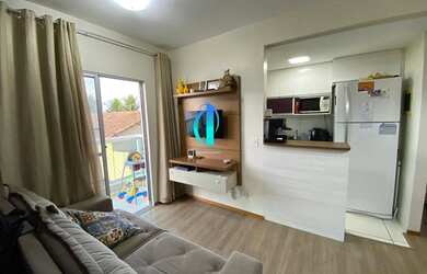 Imagem: O apartamento possui 2 Dormitórios, 1 Banheiro, 1 Vaga na garagem