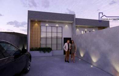 Imagem: A casa possui 3 Dormitórios, 4 Banheiros, 3 Vagas na garagem