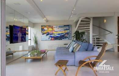 Imagem: O apartamento na cobertura possui 4 Dormitórios, 5 Banheiros