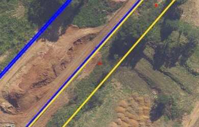 Imagem: O terreno possui 2.514m² de Área e está localizado em Capela