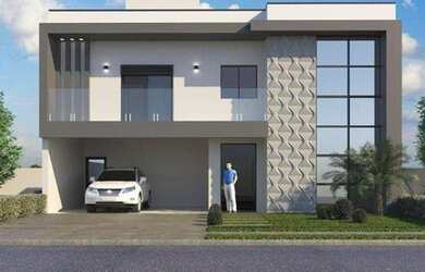 Imagem: A casa em condomínio possui 4 Dormitórios, 5 Banheiros, 4