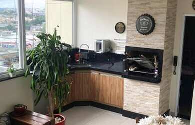 Imagem: O apartamento na cobertura possui 2 Dormitórios, 2 Banheiros