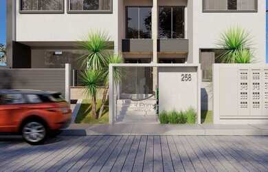 Imagem: O apartamento possui 2 Dormitórios, 1 Banheiro, 2 Vagas na