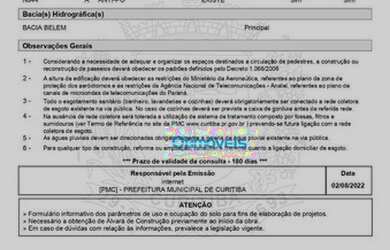 Imagem: O terreno possui 390m² de Área e está localizado em Ahú