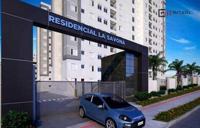 Imagem: O apartamento possui 2 Dormitórios, 1 Banheiro, 1 Vaga na garagem