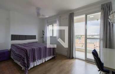 Imagem: O studio possui 1 Dormitório, 2 Banheiros, 1 Vaga na garagem