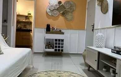 Imagem: O apartamento possui 1 Dormitório, 1 Banheiro, 1 Vaga na garagem