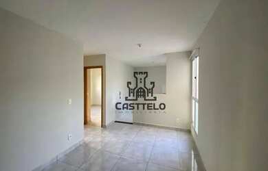 Imagem: O apartamento possui 2 Dormitórios, 1 Banheiro, 1 Vaga na garagem