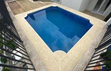 Imagem: O apartamento na cobertura possui 4 Dormitórios, 5 Banheiros