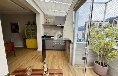 Imagem 4: Cobertura linear no Humaitá, 4 quartos, 200m², vista Cristo