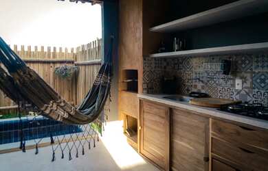 Imagem 13: Chalés do Patacho. Piscina, Churrasqueira, Acomodam 3 pessoase1 Dormitório