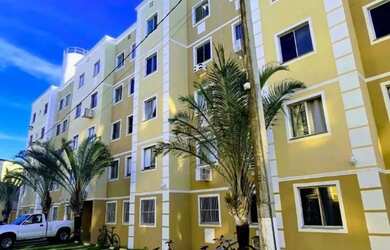 Imagem: O apartamento possui 2 Dormitórios, 1 Banheiro, 1 Vaga na garagem