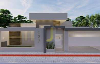 Imagem: A casa possui 3 Dormitórios, 4 Banheiros, 2 Vagas na garagem