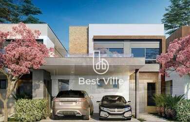 Imagem: A casa em condomínio possui 3 Dormitórios, 5 Banheiros, 2