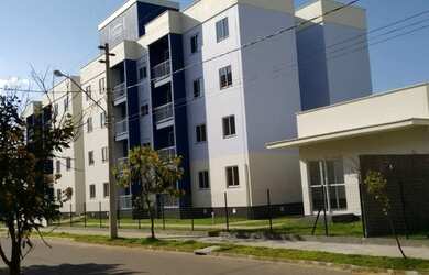 Imagem: O apartamento possui 2 Dormitórios, 1 Banheiro, 1 Vaga na garagem