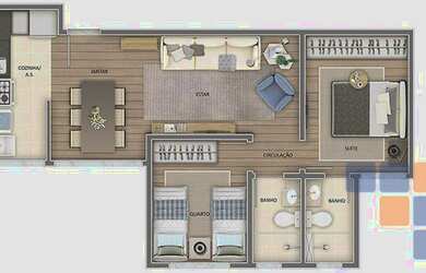 Imagem 3: Apartamento à venda, 54 m² por R$ 457.277,00 - Jaraguá - Belo Horizonte/MG