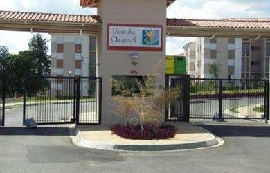 Imagem: O apartamento possui 2 Dormitórios, 1 Banheiro, 1 Vaga na garagem