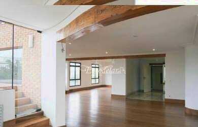 Imagem: O apartamento na cobertura possui 4 Dormitórios, 5 Banheiros