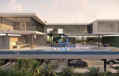 Imagem: A casa em condomínio possui 5 Dormitórios, 5 Banheiros, 5