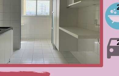 Imagem: O apartamento possui 3 Dormitórios, 2 Banheiros, 2 Vagas na