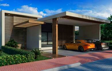 Imagem: A casa possui 3 Dormitórios, 3 Banheiros, 2 Vagas na garagem