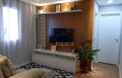 Imagem: O apartamento possui 2 Dormitórios, 2 Banheiros, 1 Vaga na