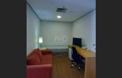 Imagem: O studio possui 1 Dormitório, 1 Banheiro, 1 Vaga na garagem