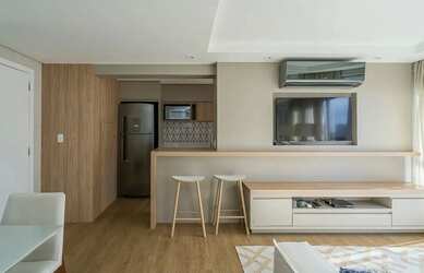 Imagem 2: Apartamento mobiliado para alugar no Chácara das Pedras com 2 quartos (1 suíte