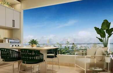 Imagem: O apartamento possui 3 Dormitórios, 2 Banheiros, 2 Vagas na