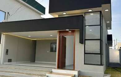 Imagem: A casa em condomínio possui 3 Dormitórios, 3 Banheiros, 4